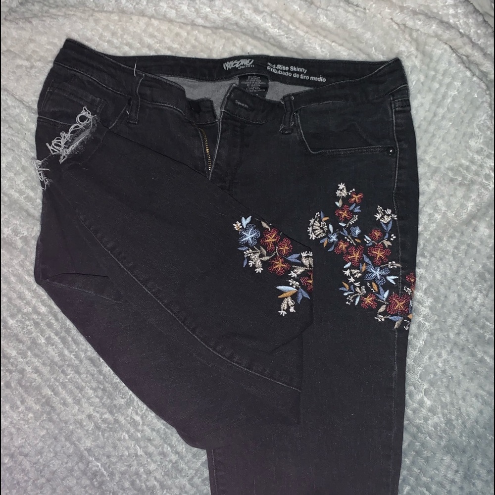 Embroidered denim at its finest.